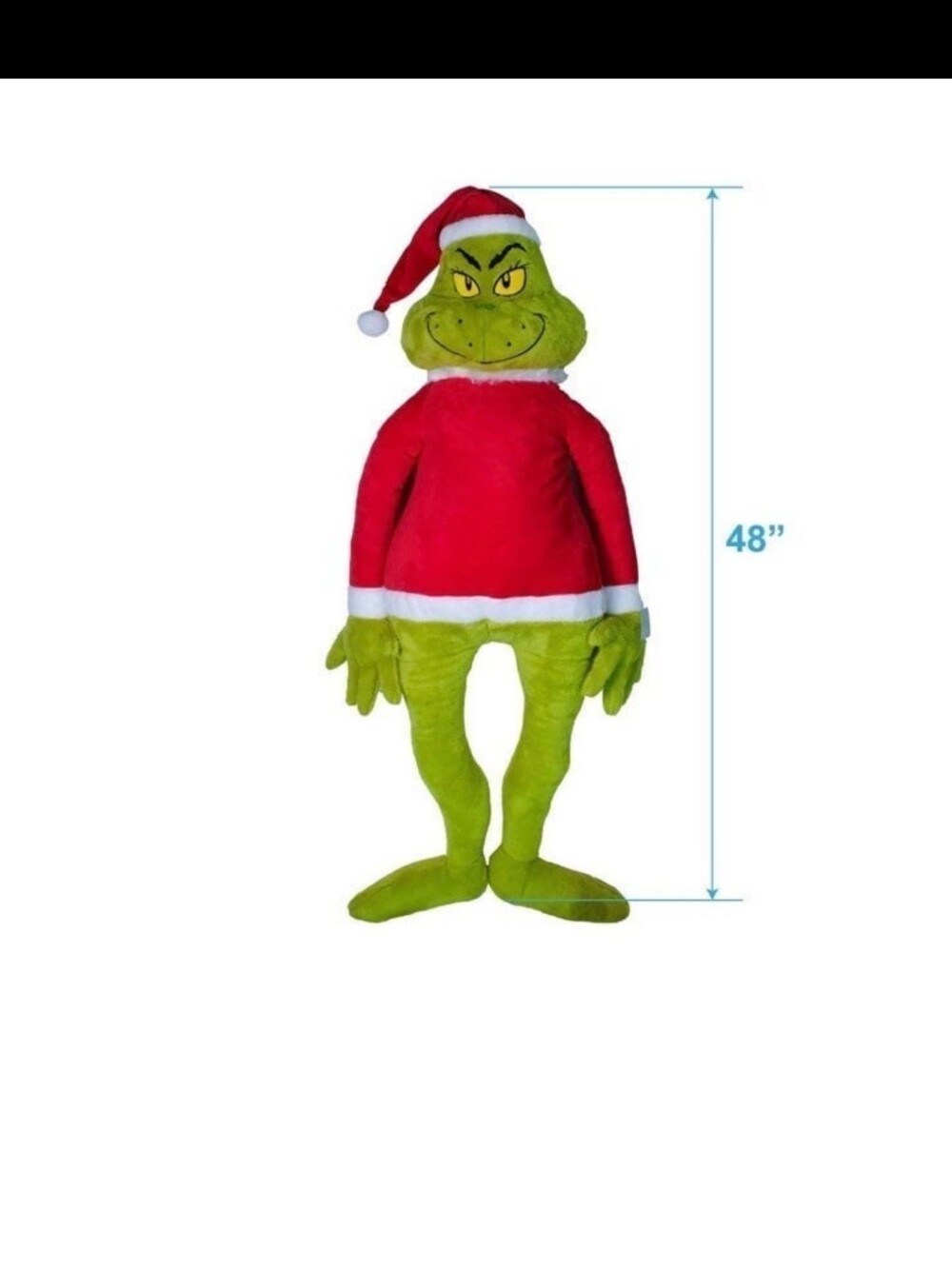 Grinch Plush Holiday Character Toy -48" New